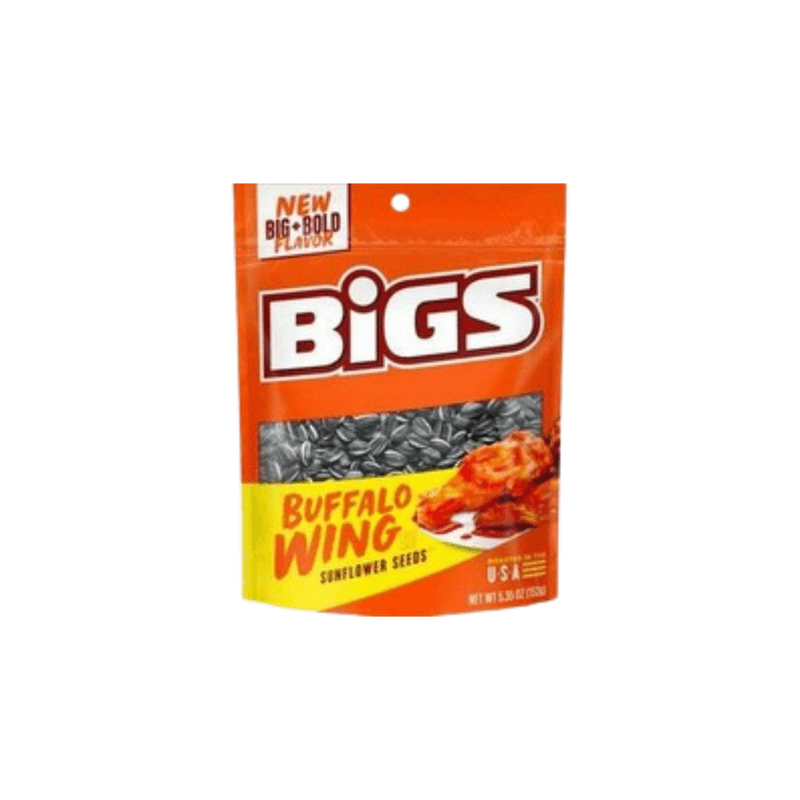 Sunflower Seeds Buffalo Wing Peg Bags Big's - USA (5.35oz)