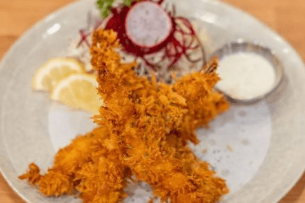 새우튀김 / (4 Pc) Deep-fried Shrimp