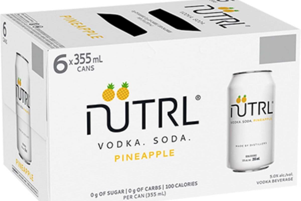 NÜTRL Vodka, Pineapple (6 x 355 ml) (1 x 355 ml)
