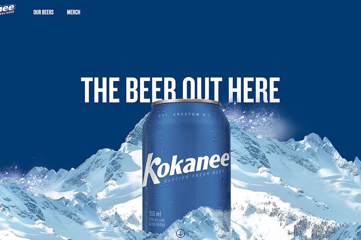 KOKANEE BEER (8 X 355ML) 5.0% ABV (8 x 355 mL)