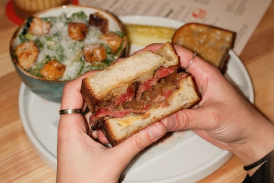 Steak & Cheddar Sandwich