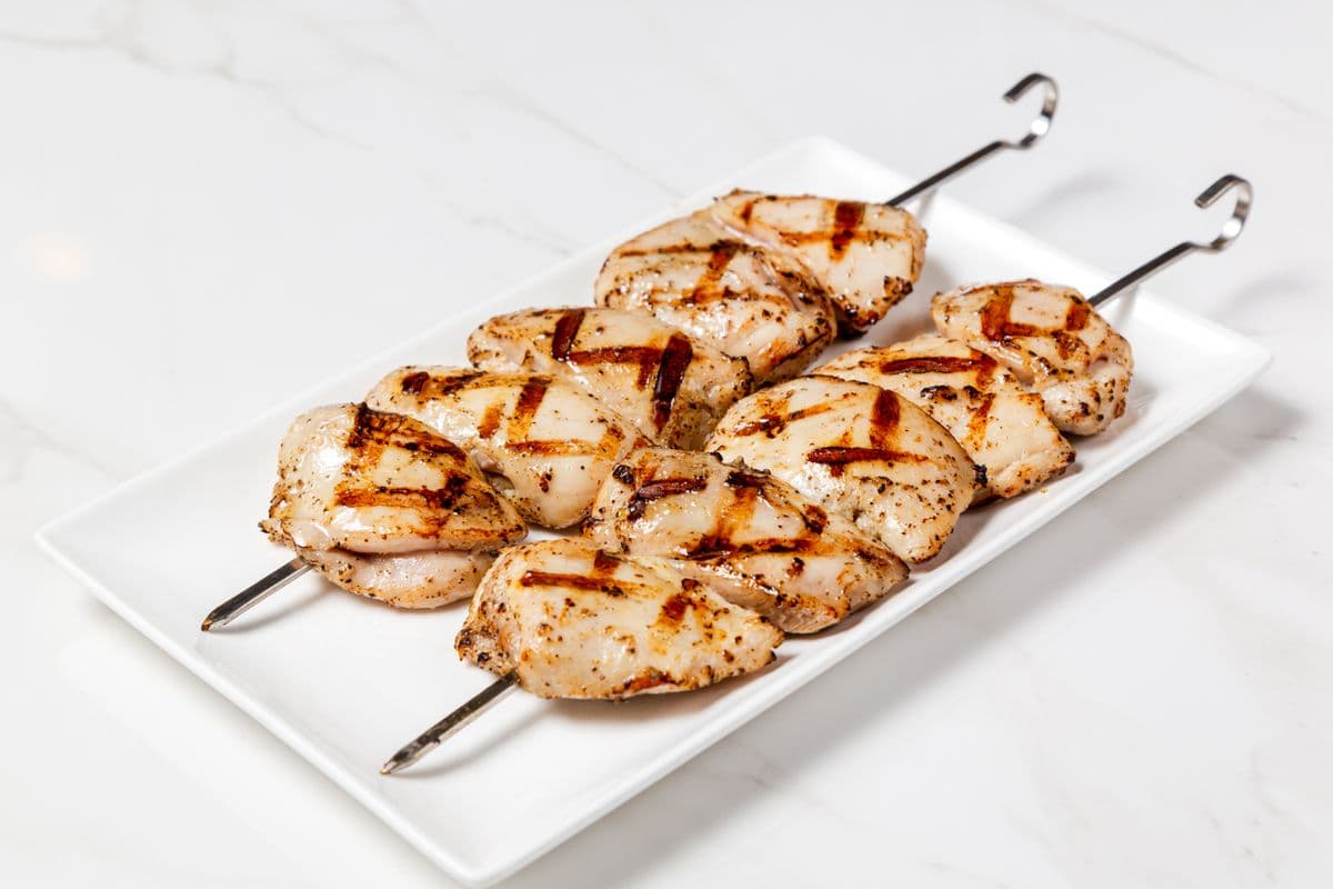 Grilled Chicken Dark Skewer