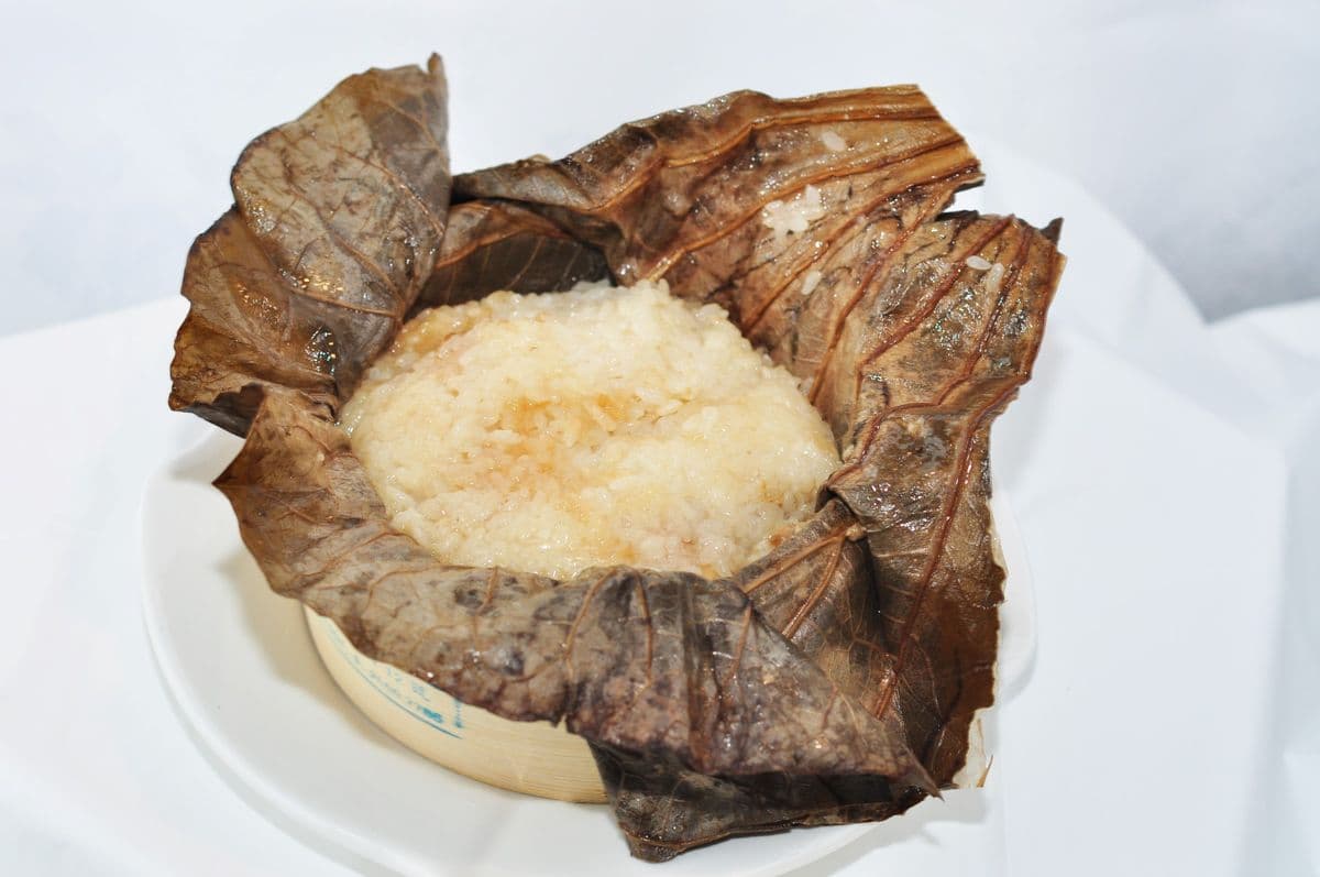 73. Sticky Rice with Lotus Leaf