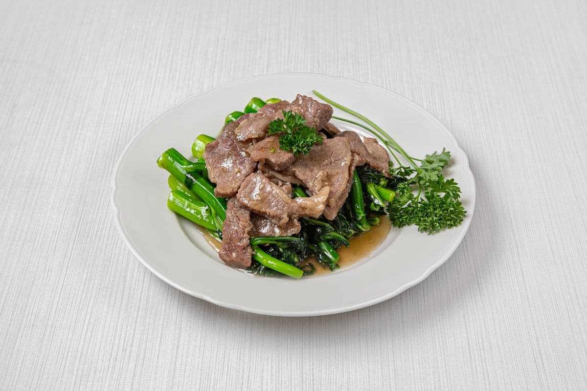 Sauteed Beef with Chinese Broccoli