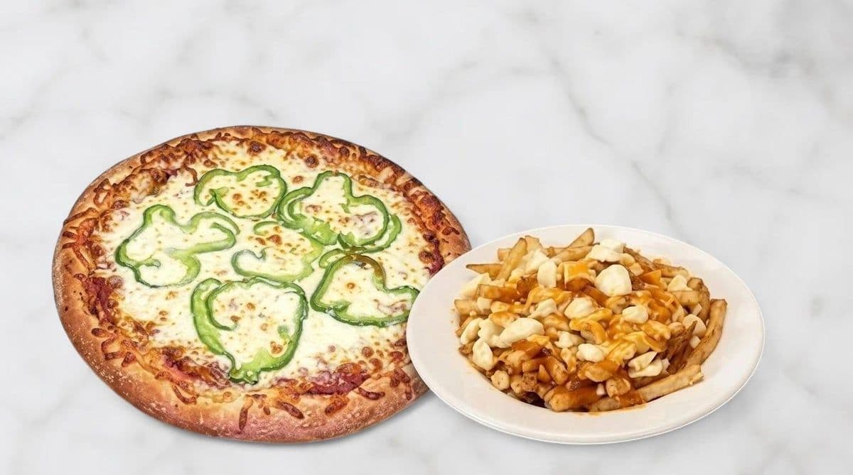 Combo B - Pizza Moyenne 12" + moyenne poutine
