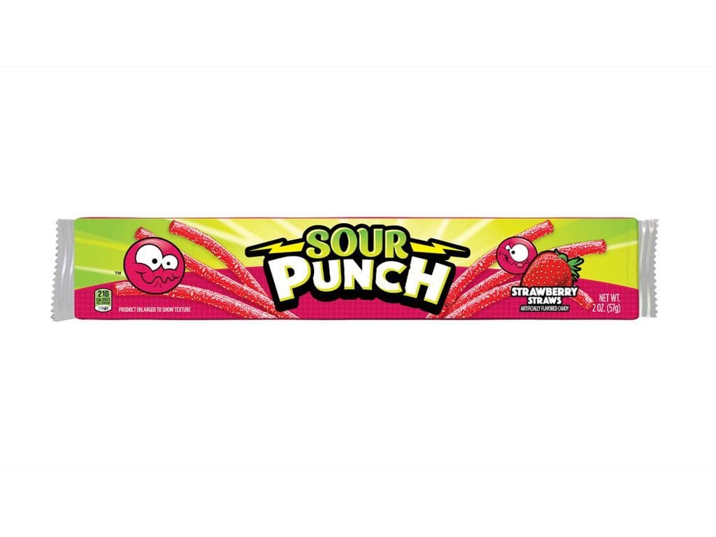 Sour Punch Straw's - Strawberry