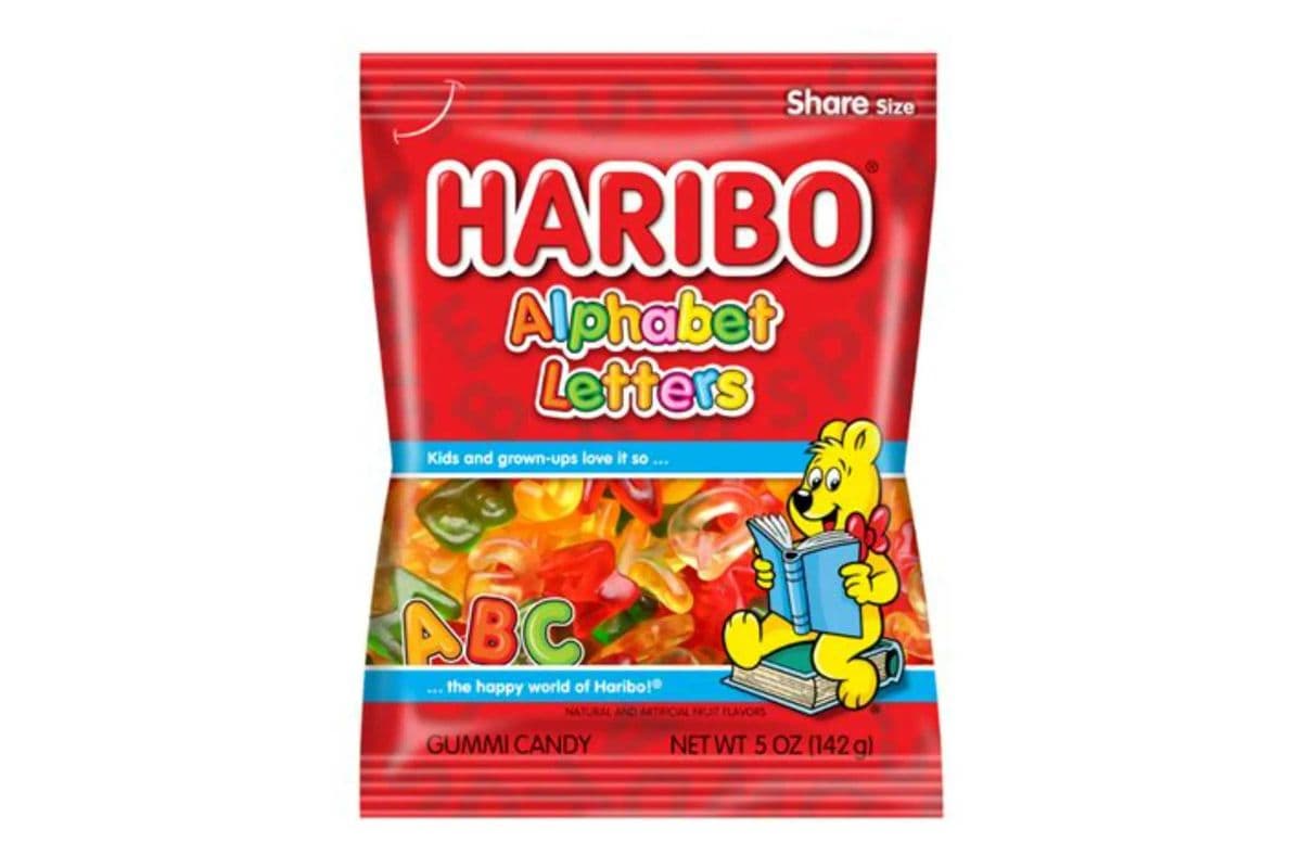 Haribo Alphabet Letters (US) (142g) (110 Cal)