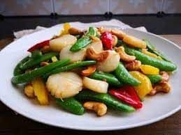 SauteedScallopWithGreenVeg 碧綠鮮帶子
