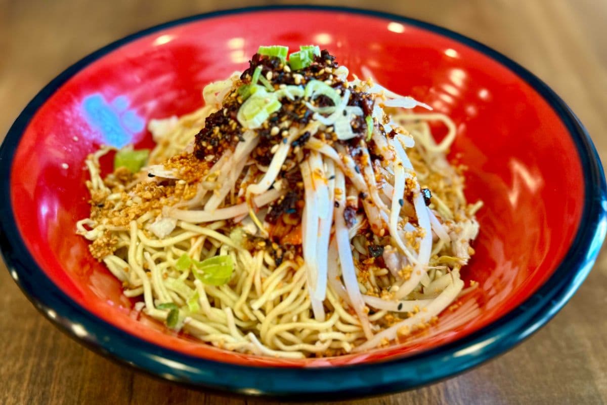 Nouilles Froides au Poulet Émincé / Cold Noodles with Shredded Chicken