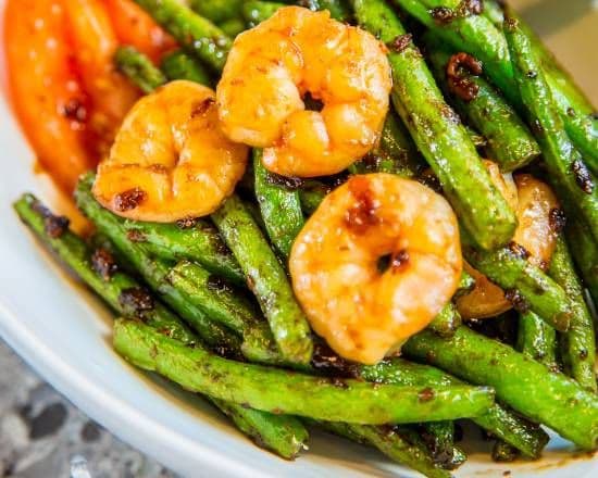Sambal Green Beans with Shrimp