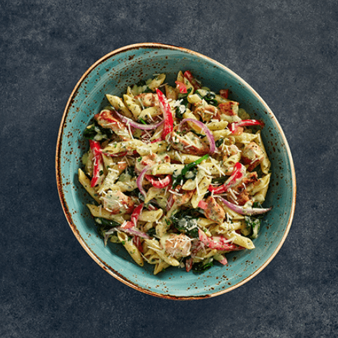 Pesto Chicken Penne Asiago