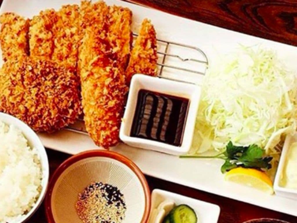 Mixed Cutlet Teishoku(No rice and miso soup)