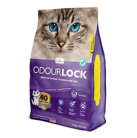 Intersand Odourlock Ultra Premium Lavender Clumping Litter Cat 12 kg