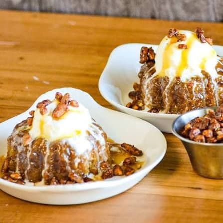 BUTTER TOFFEE BREAD PUDDING
