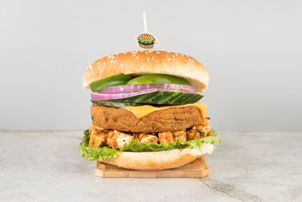 Cheesy and Chilli Sp. Burger