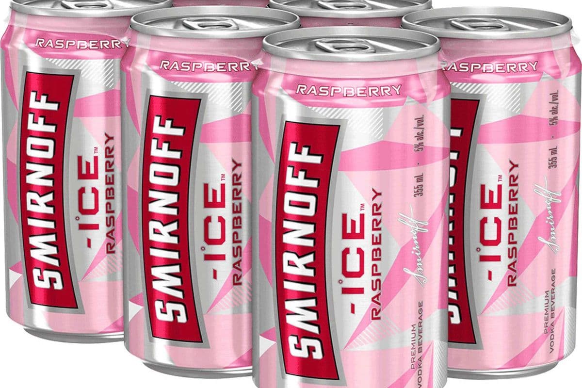 Smirnoff Ice Raspberry 6 Cans - 4.50% ABV 6 ct (1 x 11.20 oz)