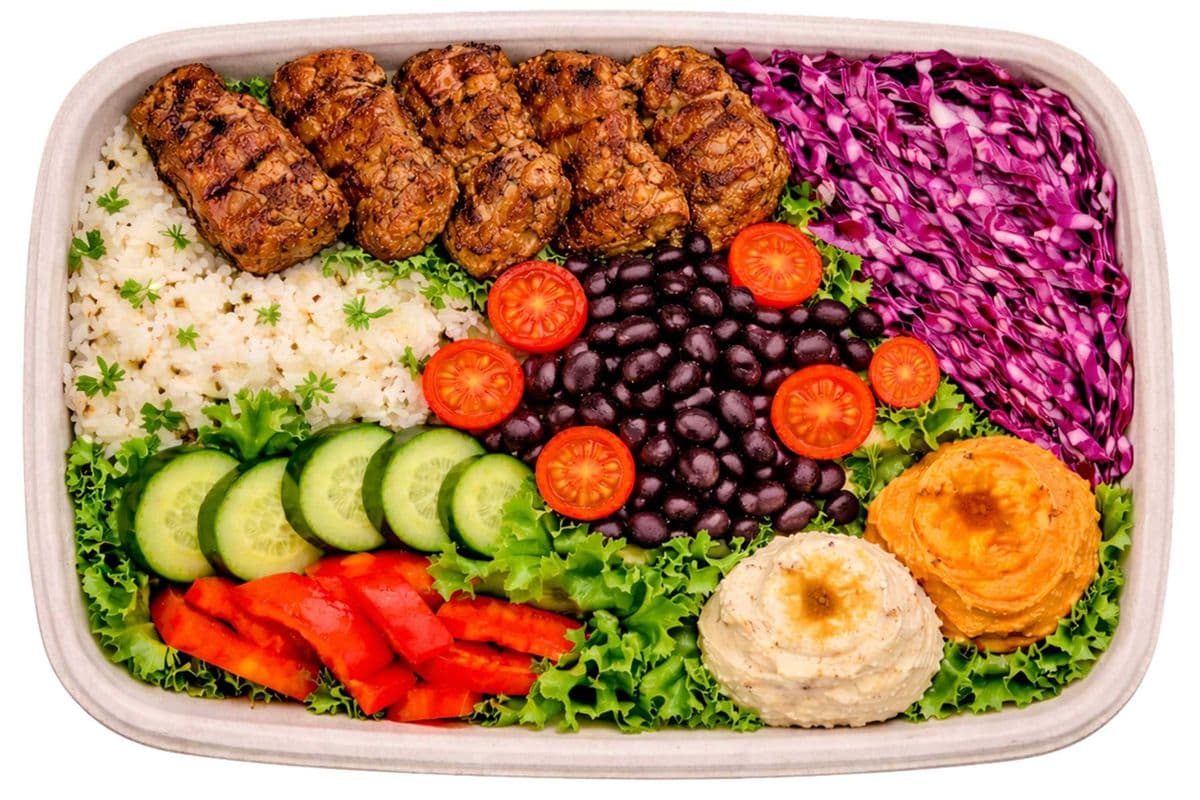 Koobideh Kebab Bowl (Lamb Burger Stick)