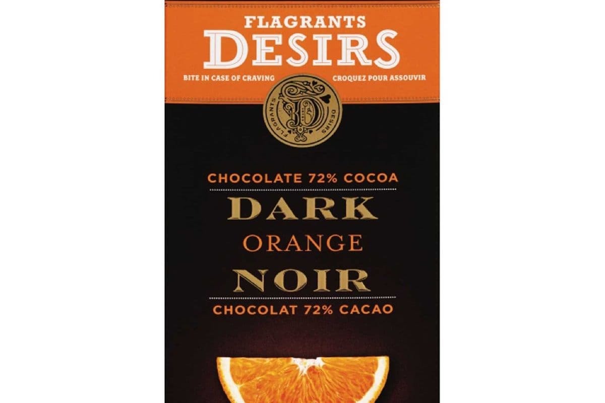 Flagrants Désirs chocolat noir 72% orange