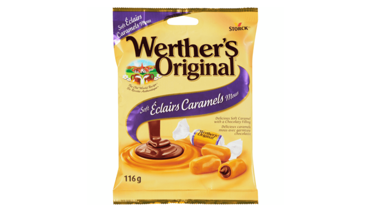 Werther's Original - Éclairs Caramels Mous / Soft Eclairs Caramels 116g
