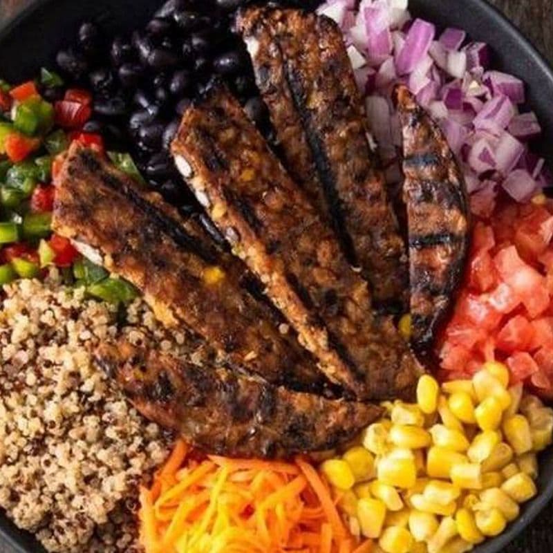 Piri bol Galette vegan / Vegan Patty Piri Bowl
