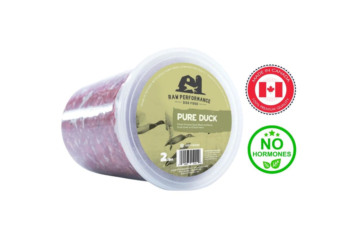 Raw Performance - Pure Duck Raw Dog Food (2 lbs)