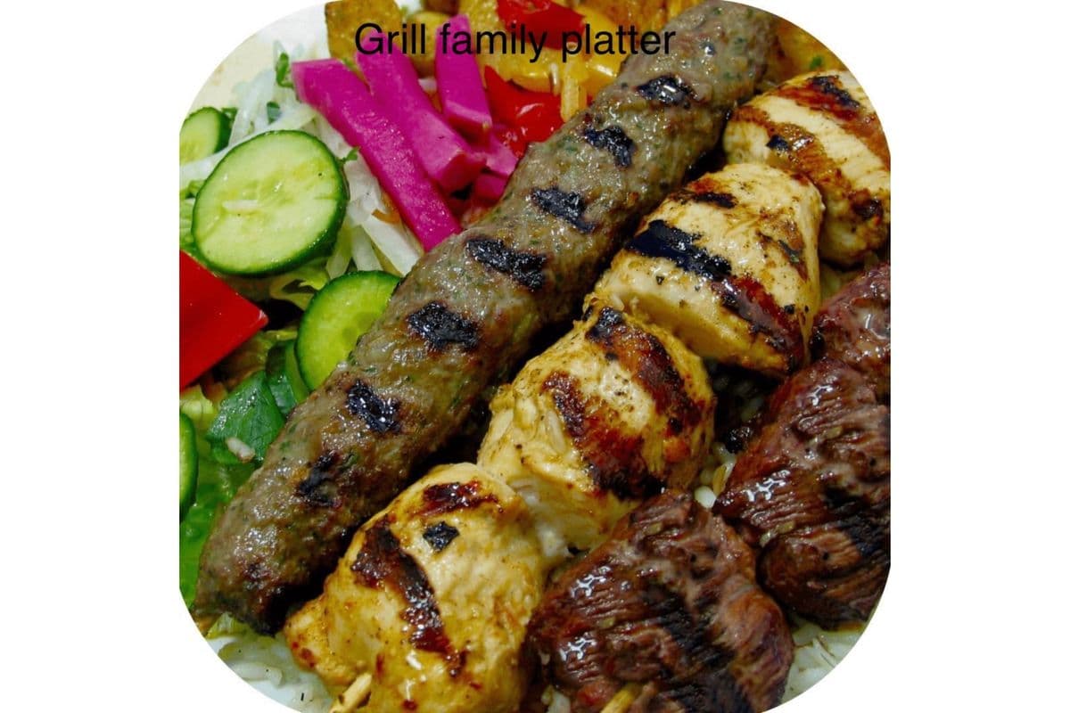 Grill family tray