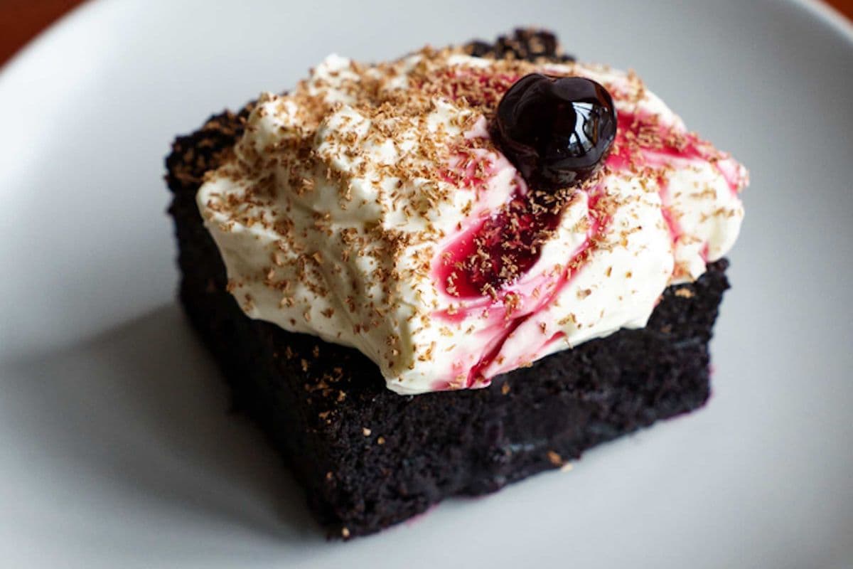 Chocolate Almond Cake (Vegetarian) (GF)