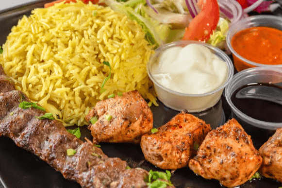 Grill Plate with (Rice/Fries/Salad)
