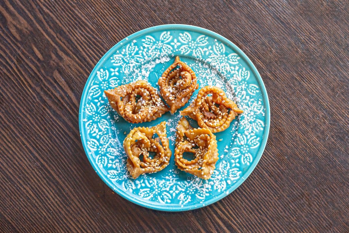 Chebakia Honey, Sesame, and Rose Cookies (5 pcs)