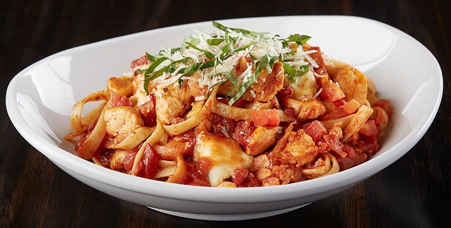 Cajun Chicken Fettuccine Pomodoro