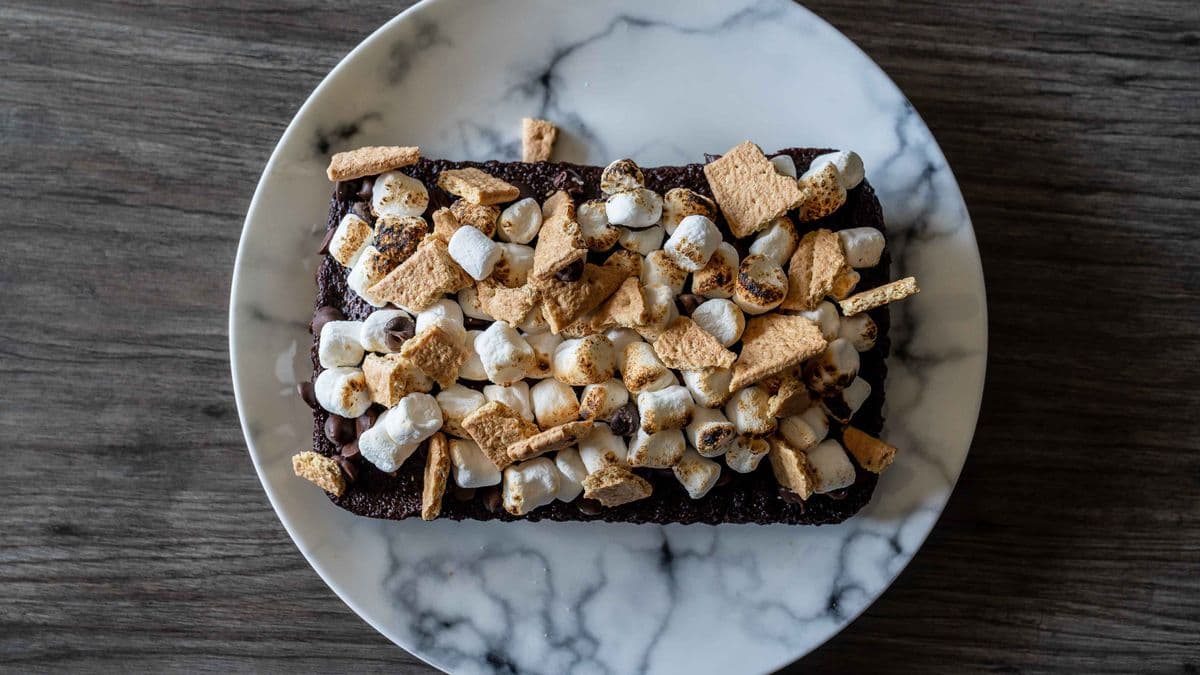 Campfire S'mores Brownie