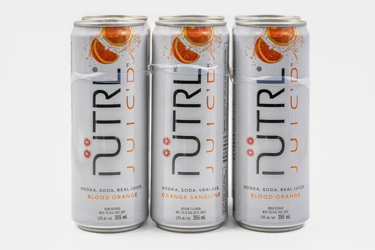 Nutrl Juicd Vodka Soda Blood Orange (6 Pack) (1 x 355 ml)