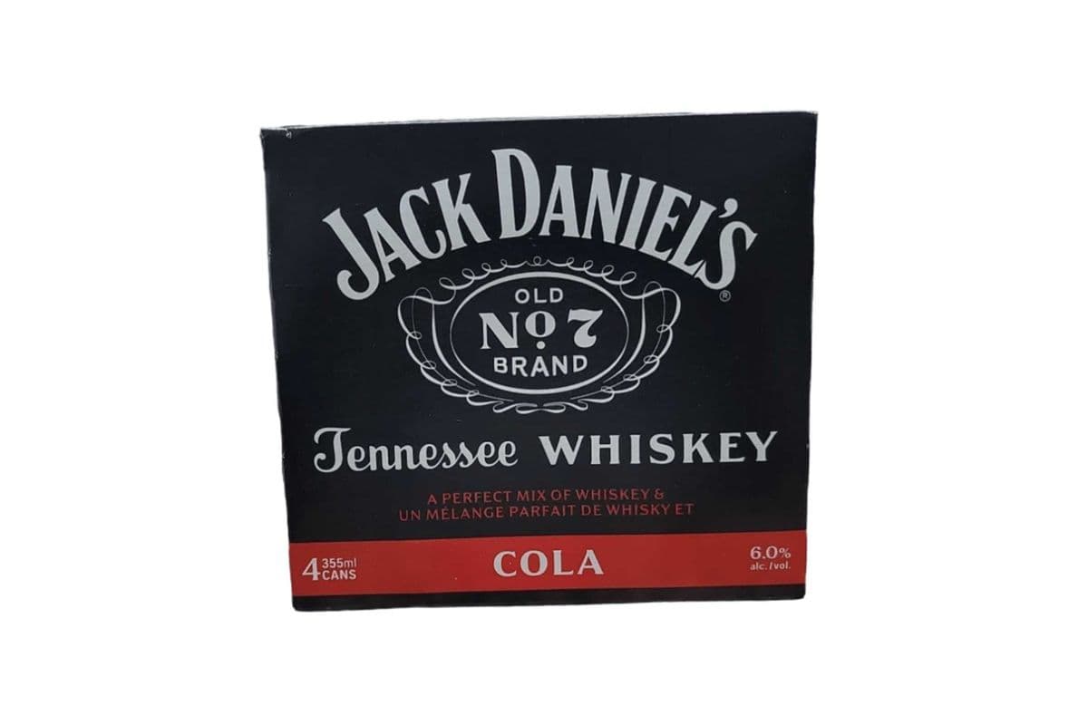 Jack and Cola (4 x 355ml Cans)