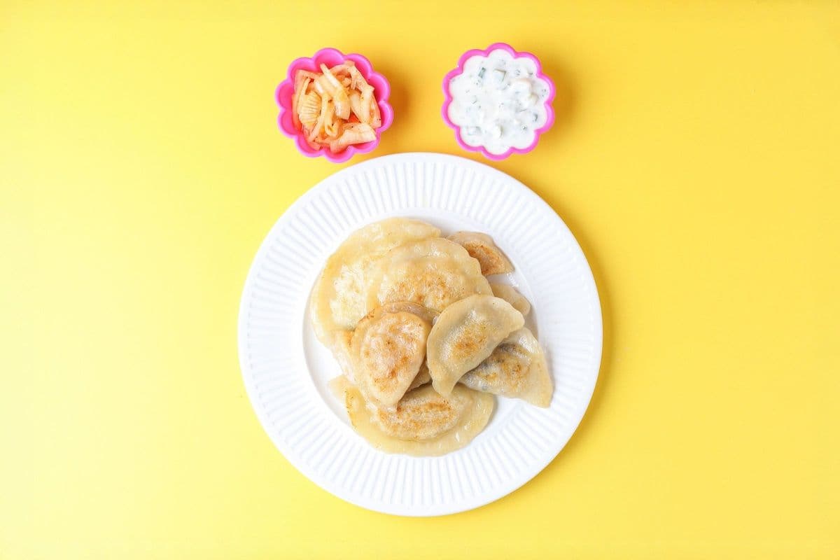 Potato-Mushrooms Perogies (Fried)