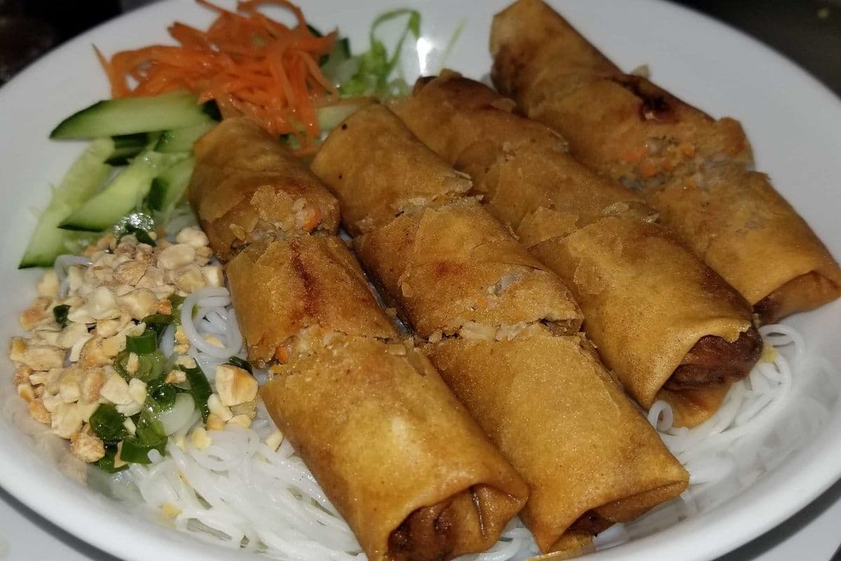 26. Pork Spring Rolls on Vermicelli