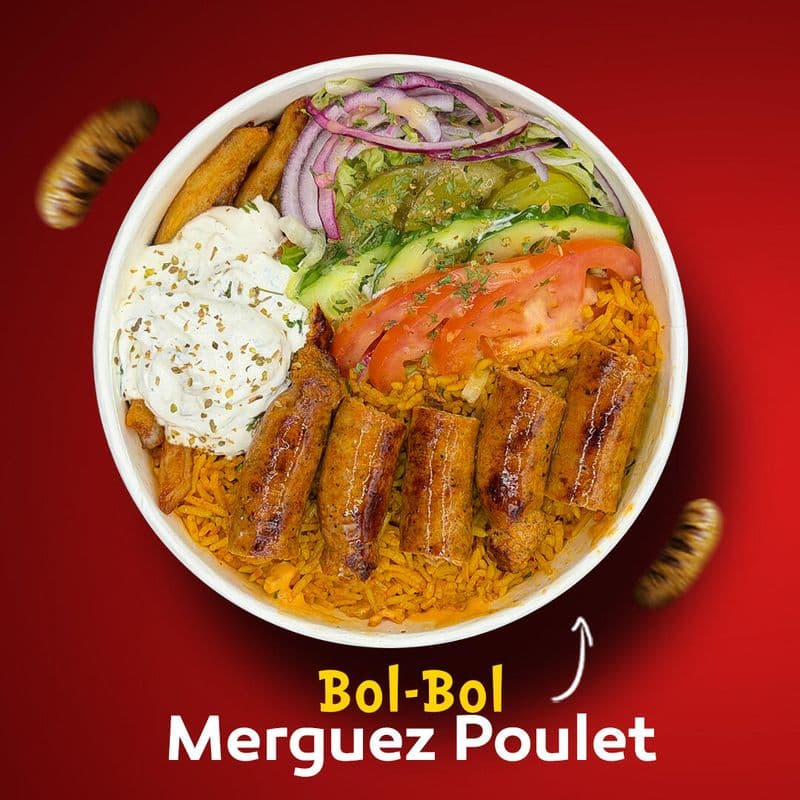 Bol-Bol Merguez Poulet / Merguez Chicken Bowl