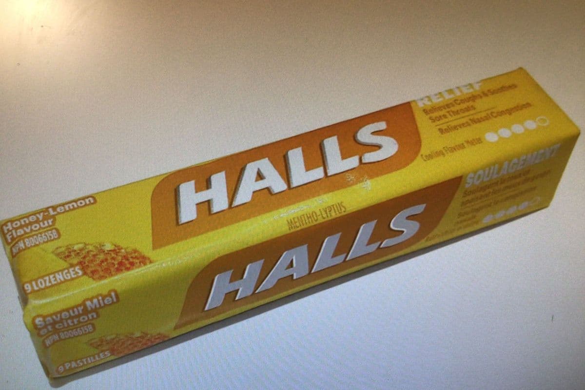 Halls Honey-Lemon (9 in Pack)
