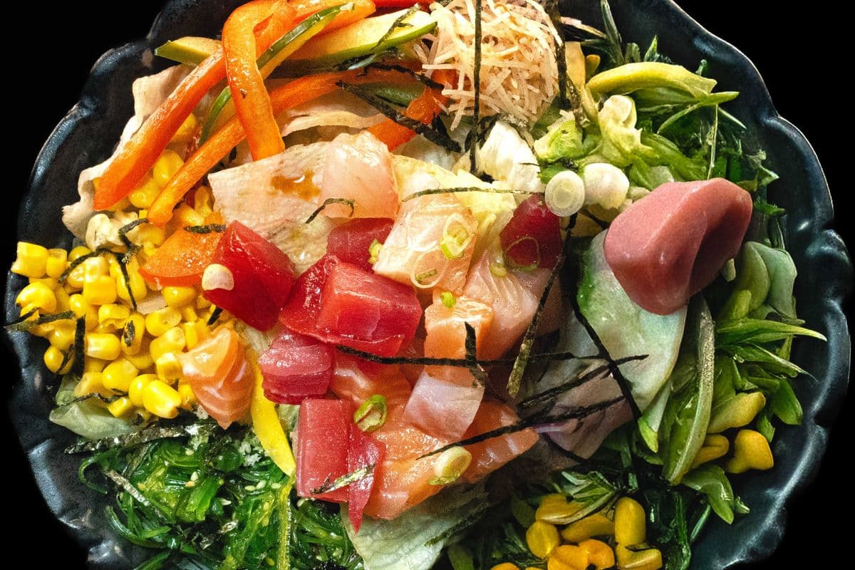 Rainbow Poke Bowl