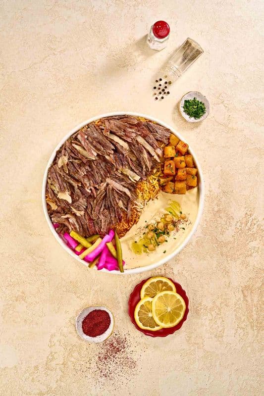 Veal Shawarma Plate