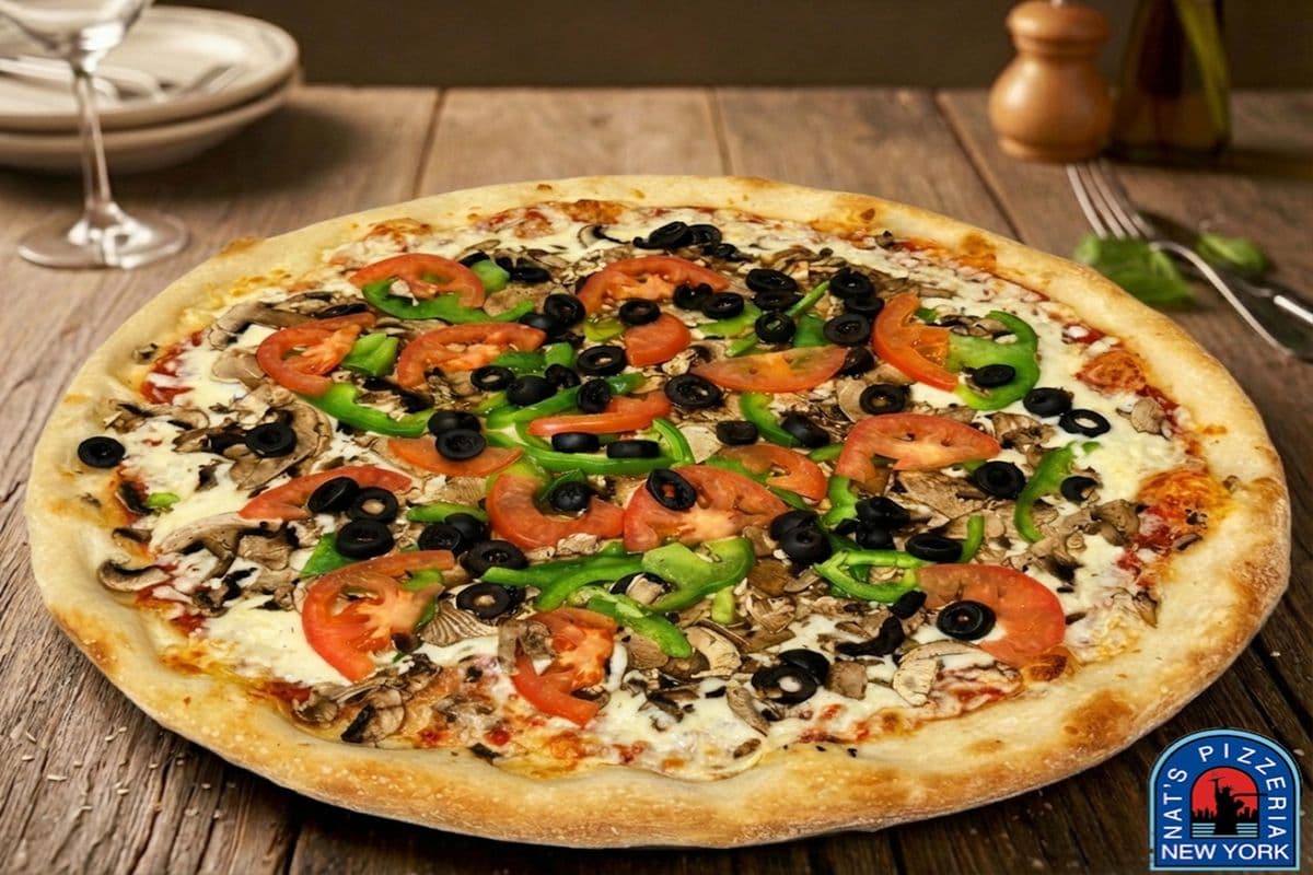 10. 16" Extra Large The Basic Vegetarian Pizza