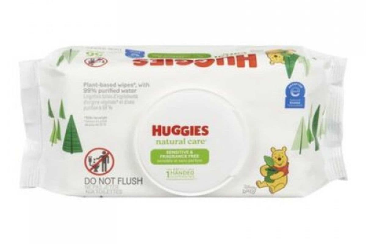 Huggies Natural Care Sensitive Skin Wipes 56 EA