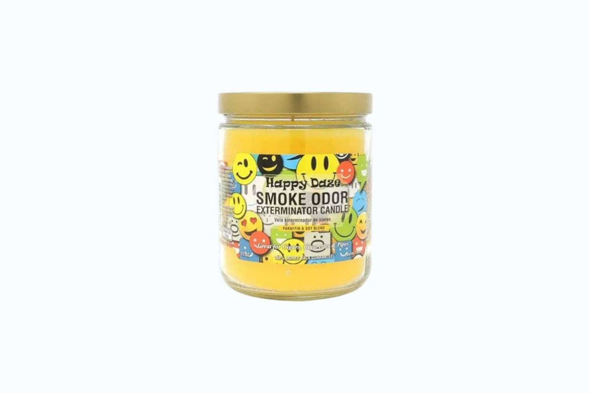 SMOKE ODOR HAPPY DAZE CANDLE (13oz)
