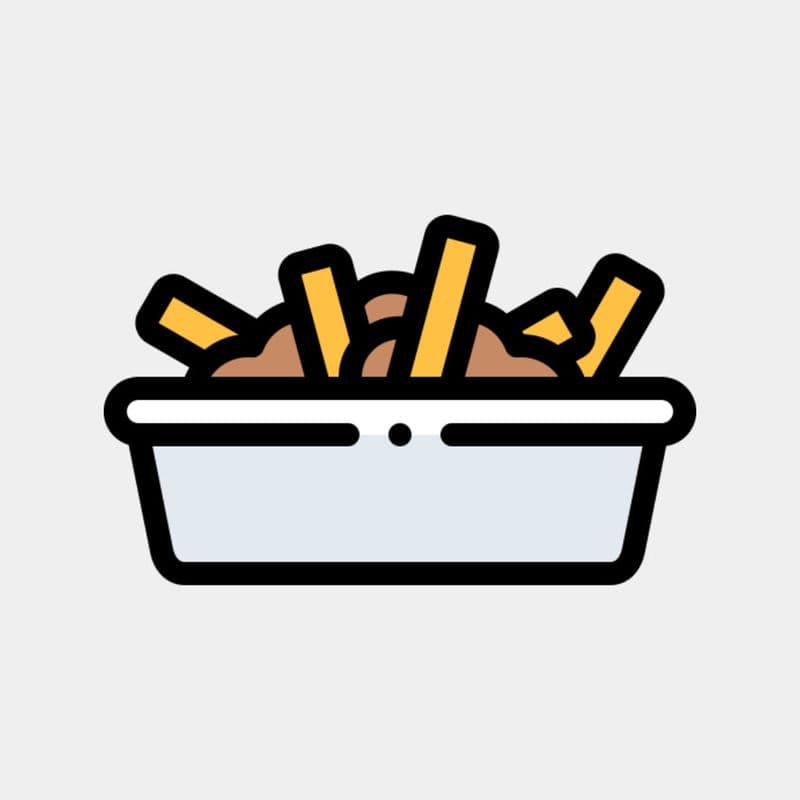 Poutine au poulet croustillant / Crispy Chicken Poutine