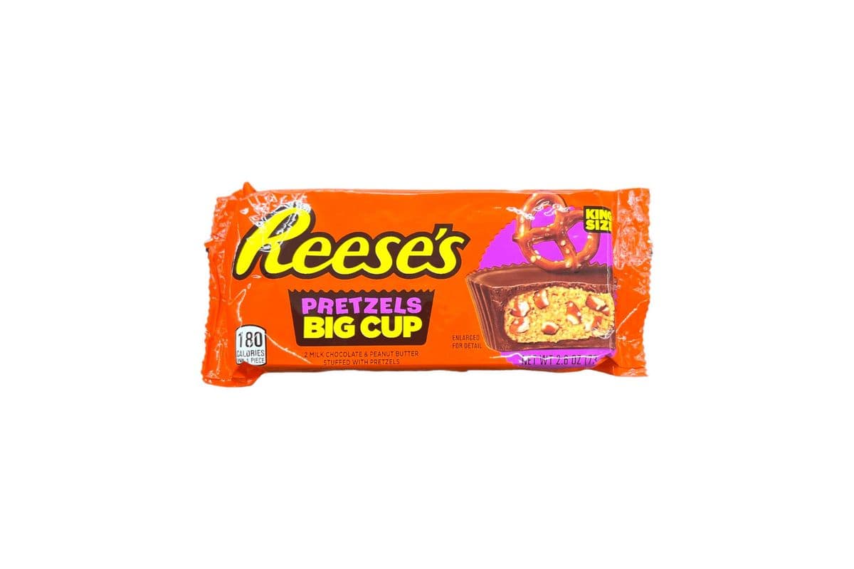 Reese’s Pretzels Big Cup Kingsize (USA) (73g) (360 Cal)