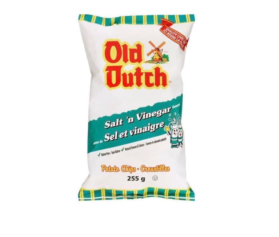 Old dutch salt n vinegar (255g) (250 Cal)