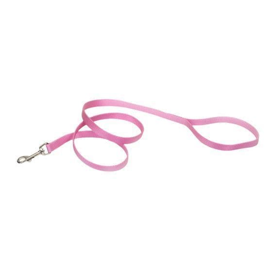 Coastal Single Ply Nylon Leash Bright Pink