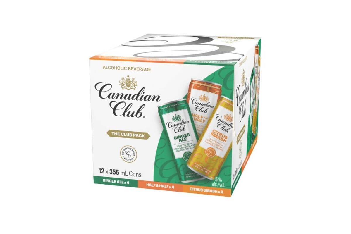 Canadian Club - The Club Pack (12 x 355mL Cans)