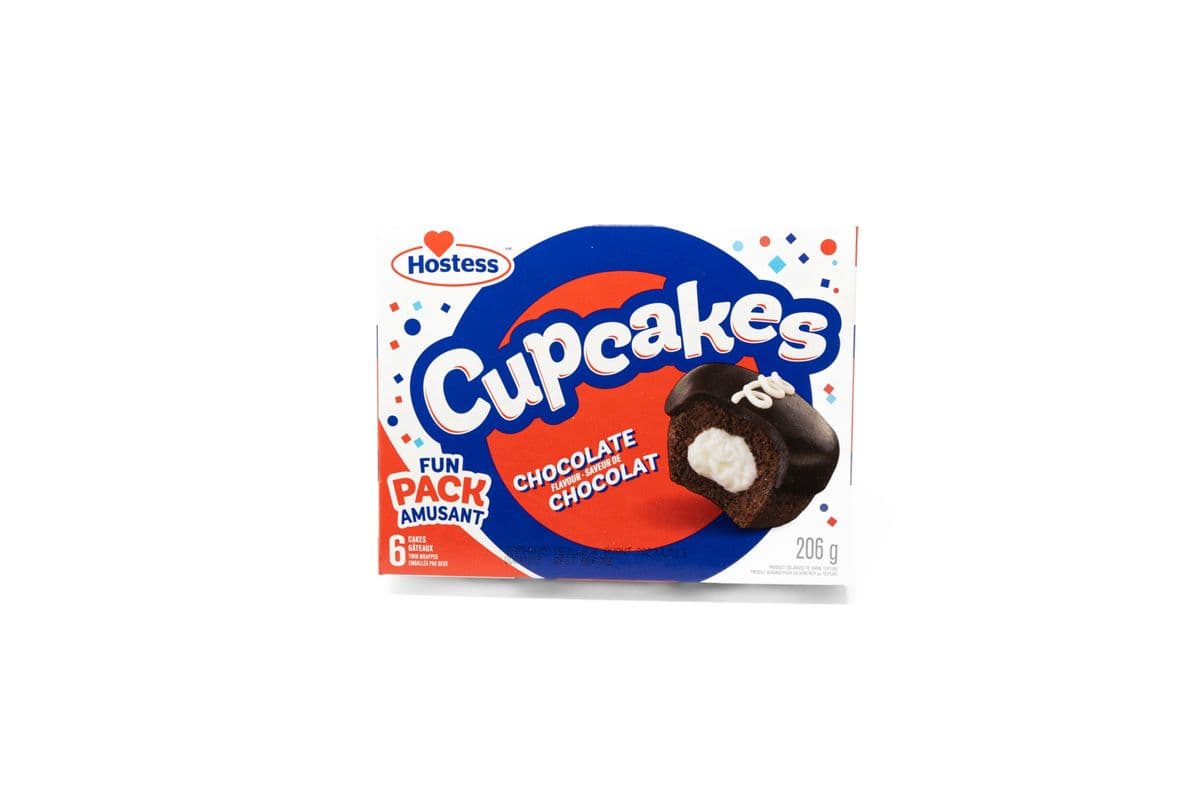 Hostess Cupcakes Chocolate (206g) (280 Cal)