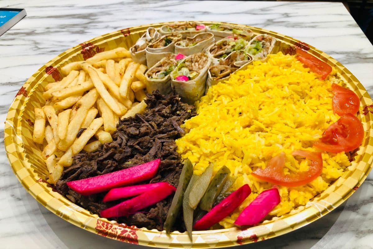 Shawarma Delight Beef Platter ( For 3-4)