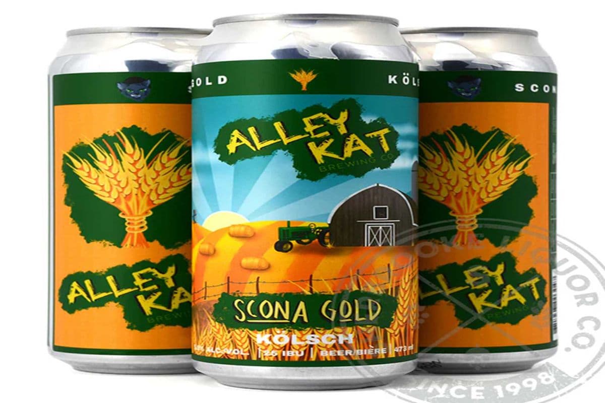 883690. ALLEY KAT SCONA GOLD KOLSCH (1 x 4pc)